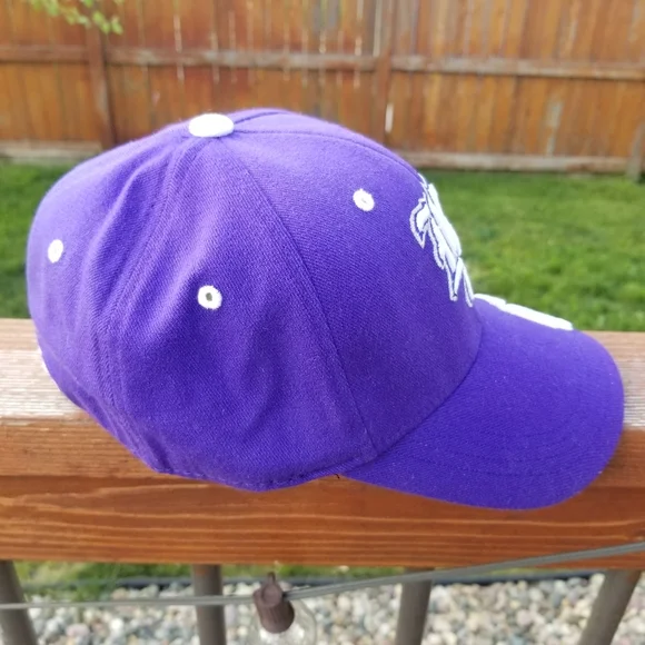 Kansas State Wildcats One Fit Purple Baseball Hat by Top of the World - Picture 8 of 10